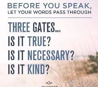 Before You Speak