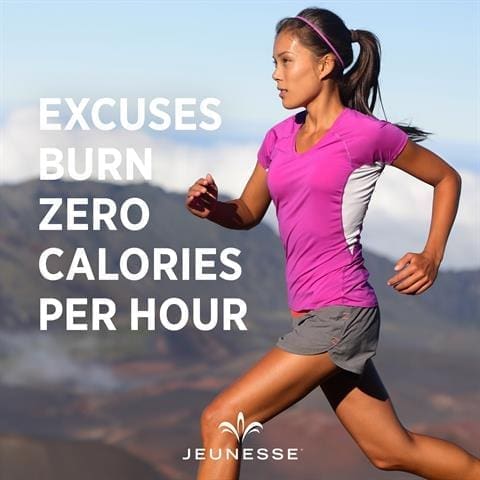 Excuses Burn Zero Calories Per Hour