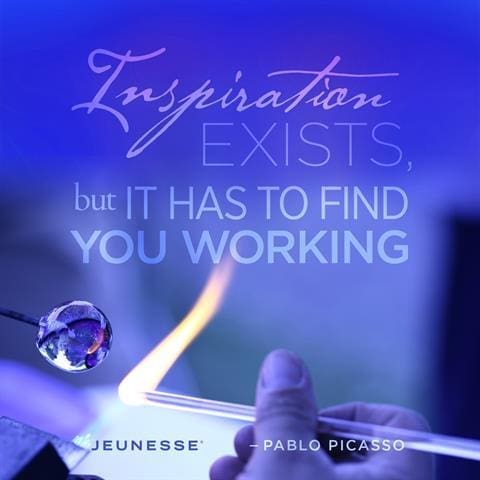 Inspiration Exists But It Has To Find Your Working