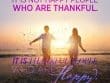 Thankful People Are Happy