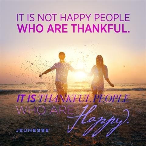 Thankful People Are Happy