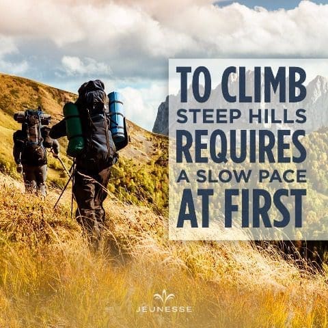 To Climb Steep Hils