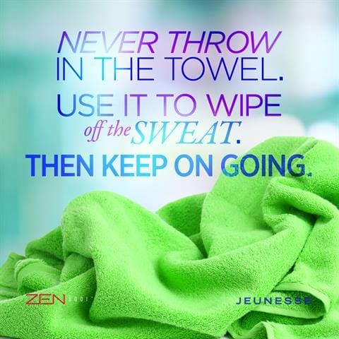 Never Throw In The Towel